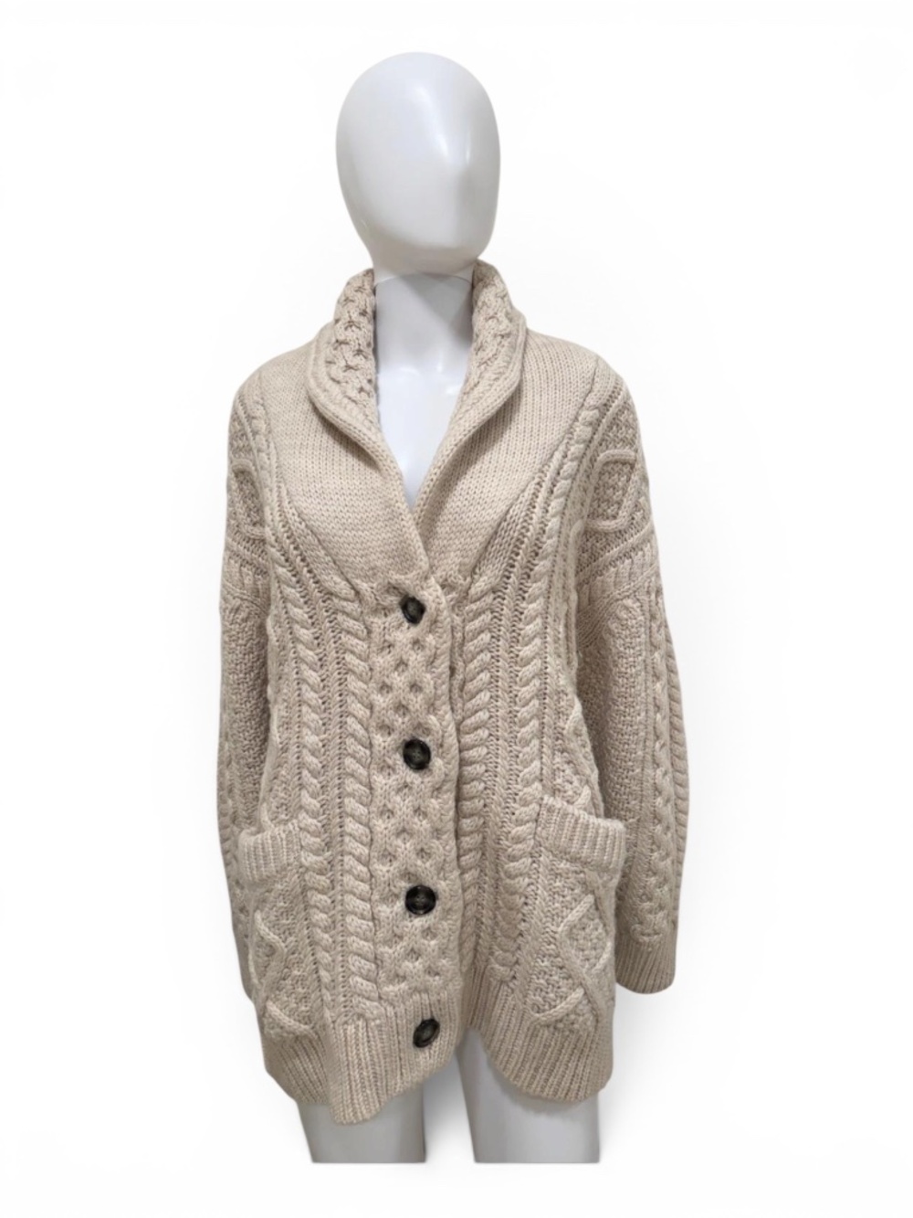 Isabel Marant Étoile Regan Cable Knit Cardigan